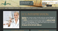 Desktop Screenshot of ecg-quiz.com