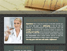 Tablet Screenshot of ecg-quiz.com